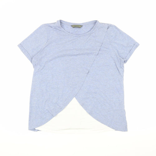 Blooming Marvellous Women's Blue Wrap T-Shirt M
