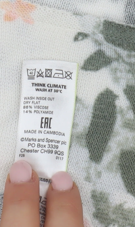 Marks and Spencer Women's Floral Pullover Jumper 14