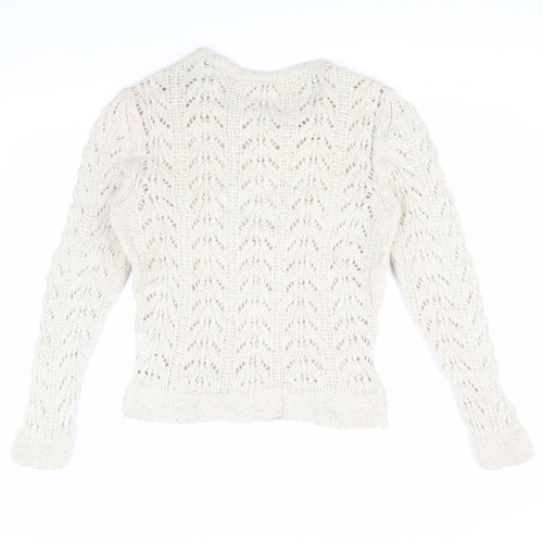 Esprit Women's Ivory Knit Pullover Jumper Size M