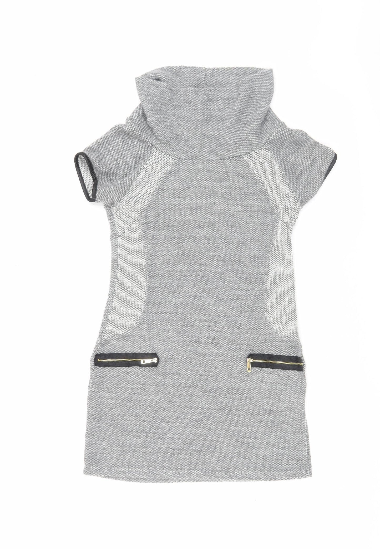 Quiz Women's Grey Shift Dress Size 12