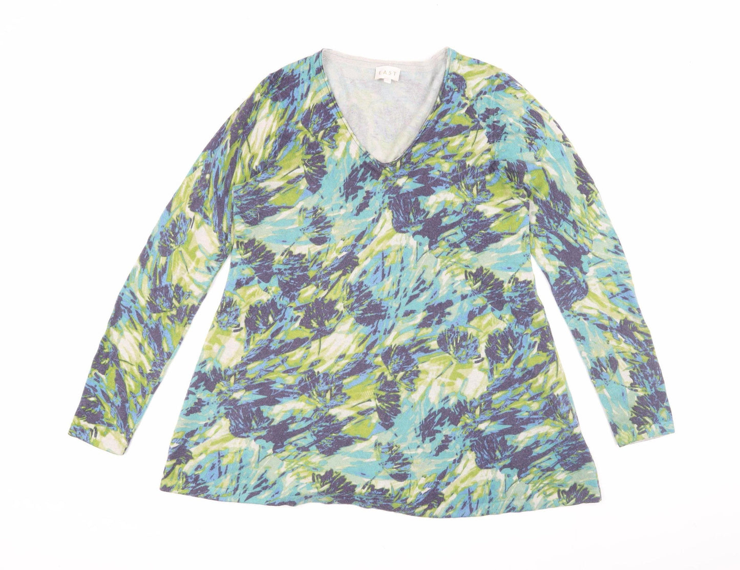 East Women's Multicoloured Knit Top Size 12