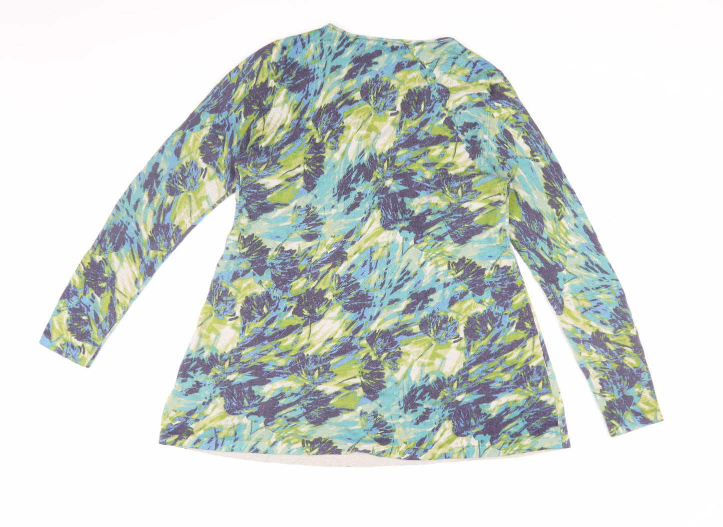 East Women's Multicoloured Knit Top Size 12