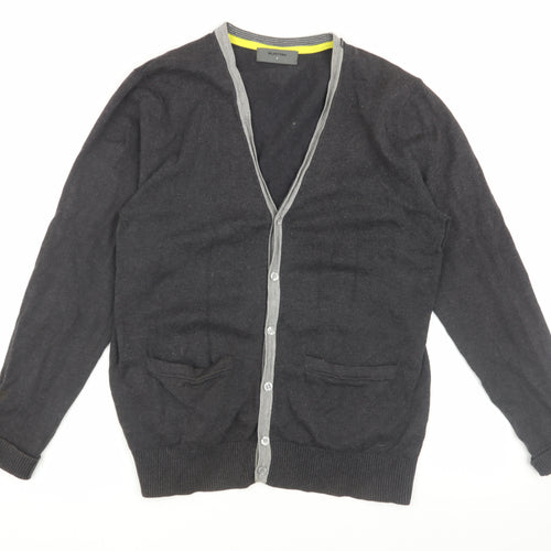 Burton Men’s Black Cardigan, M, Cotton Blend
