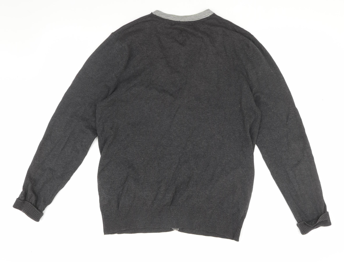 Burton Men’s Black Cardigan, M, Cotton Blend