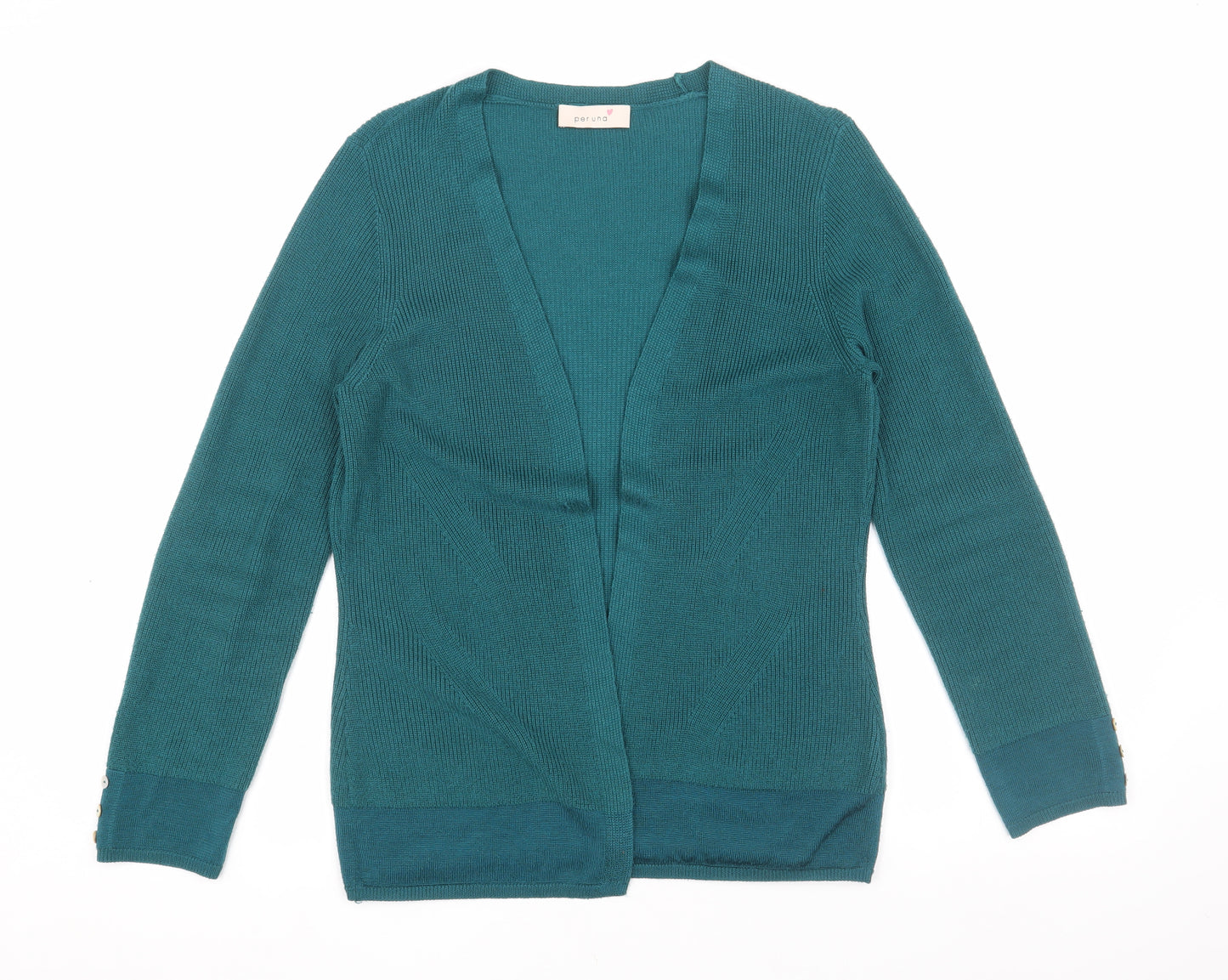 Marks and Spencer Women's Green Cardigan Size 10