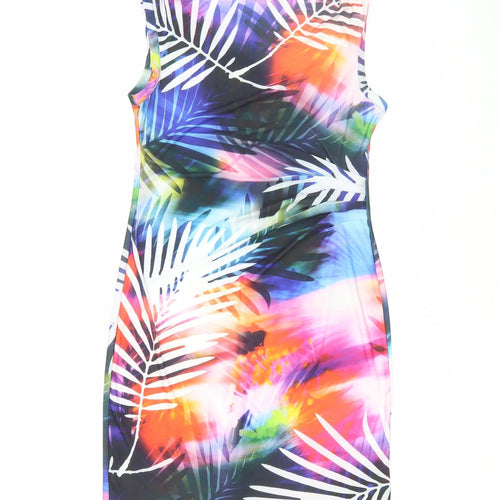Wallis Women's Multicoloured Size 10 Sheath Dress