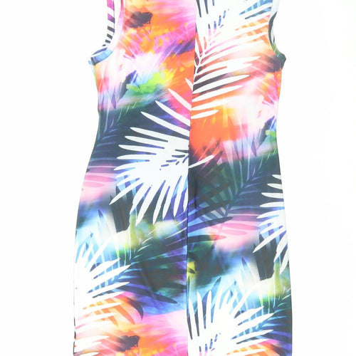 Wallis Women's Multicoloured Size 10 Sheath Dress
