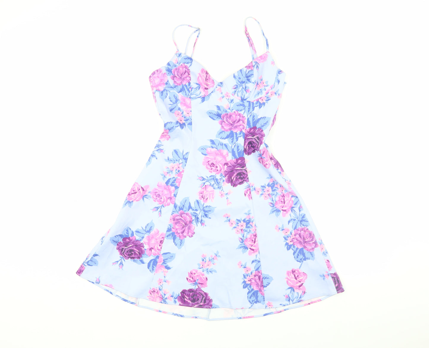 Zara Women's Multicoloured A-Line Dress XS