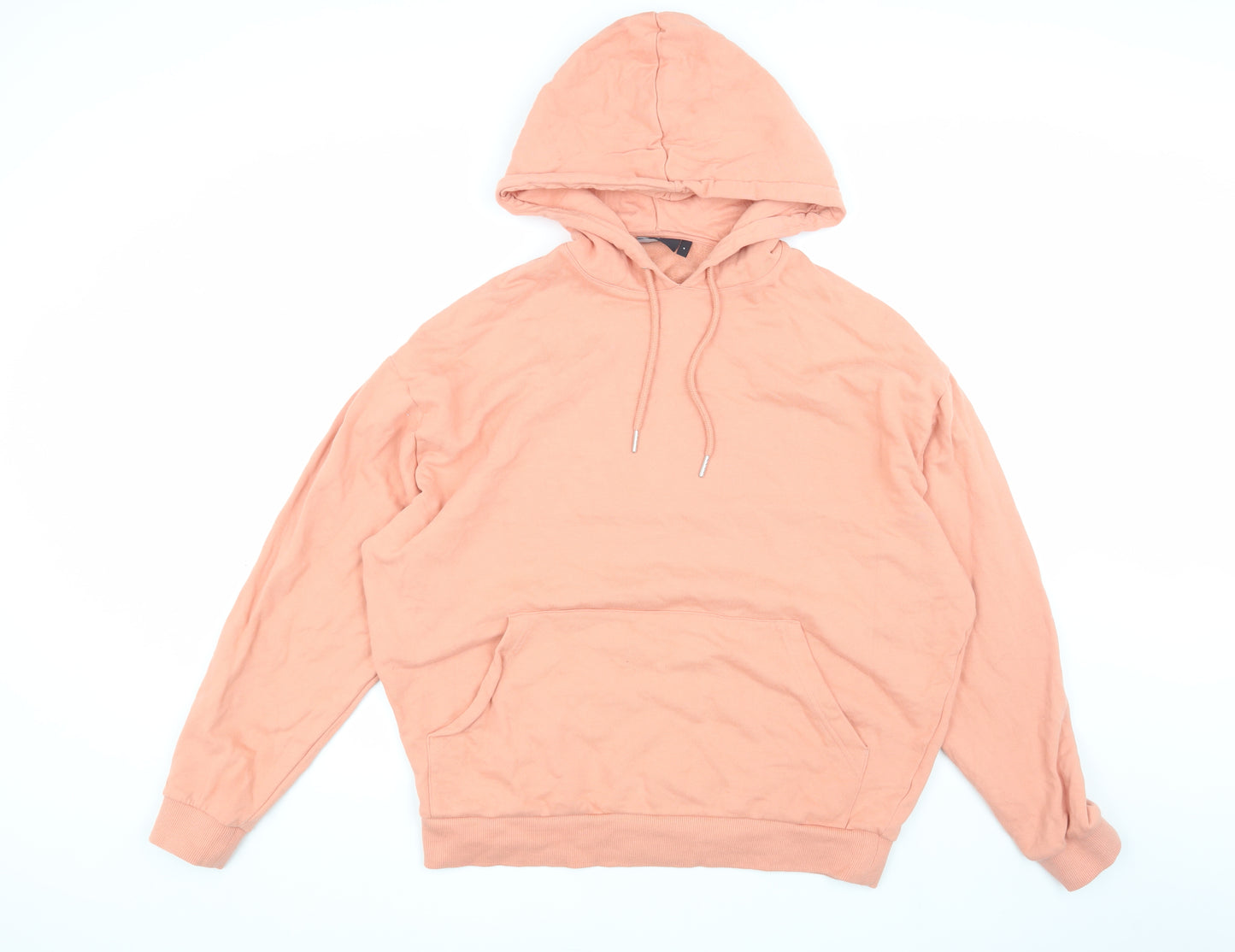 ASOS DESIGN Orange Pullover Hoodie M Unisex Adults