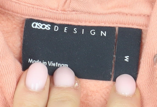 ASOS DESIGN Orange Pullover Hoodie M Unisex Adults