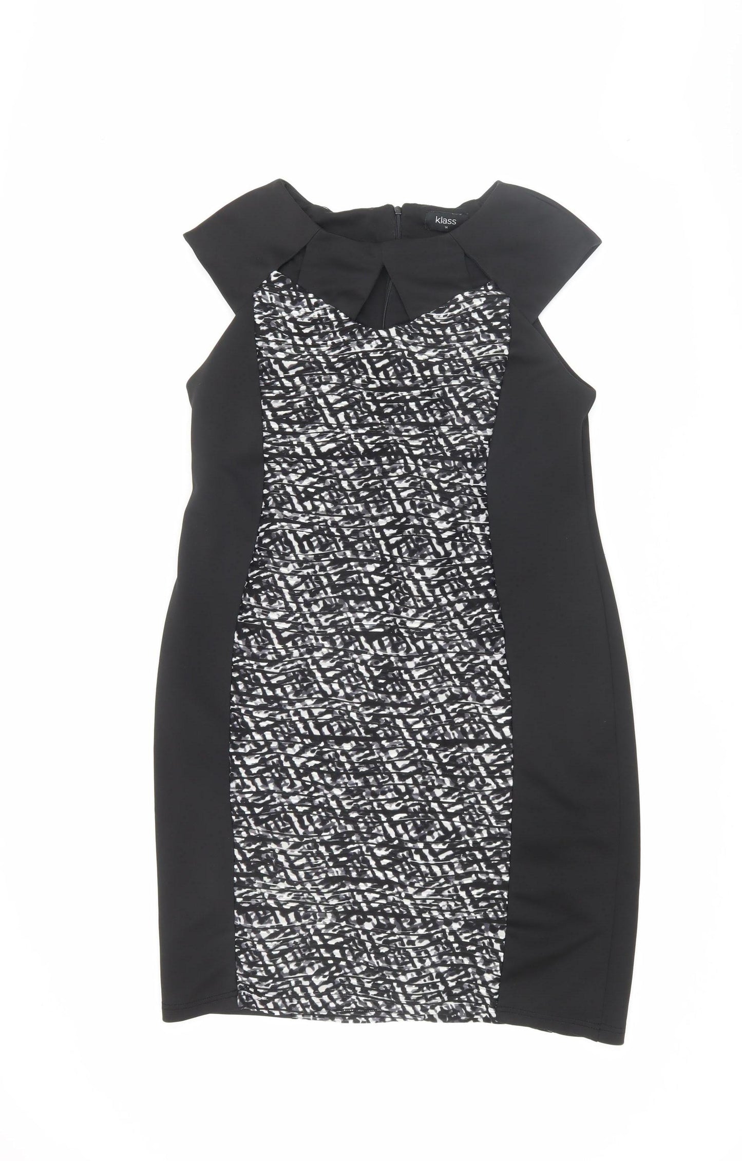 Klass Women's Black Sheath Dress Size 14, Party Chic