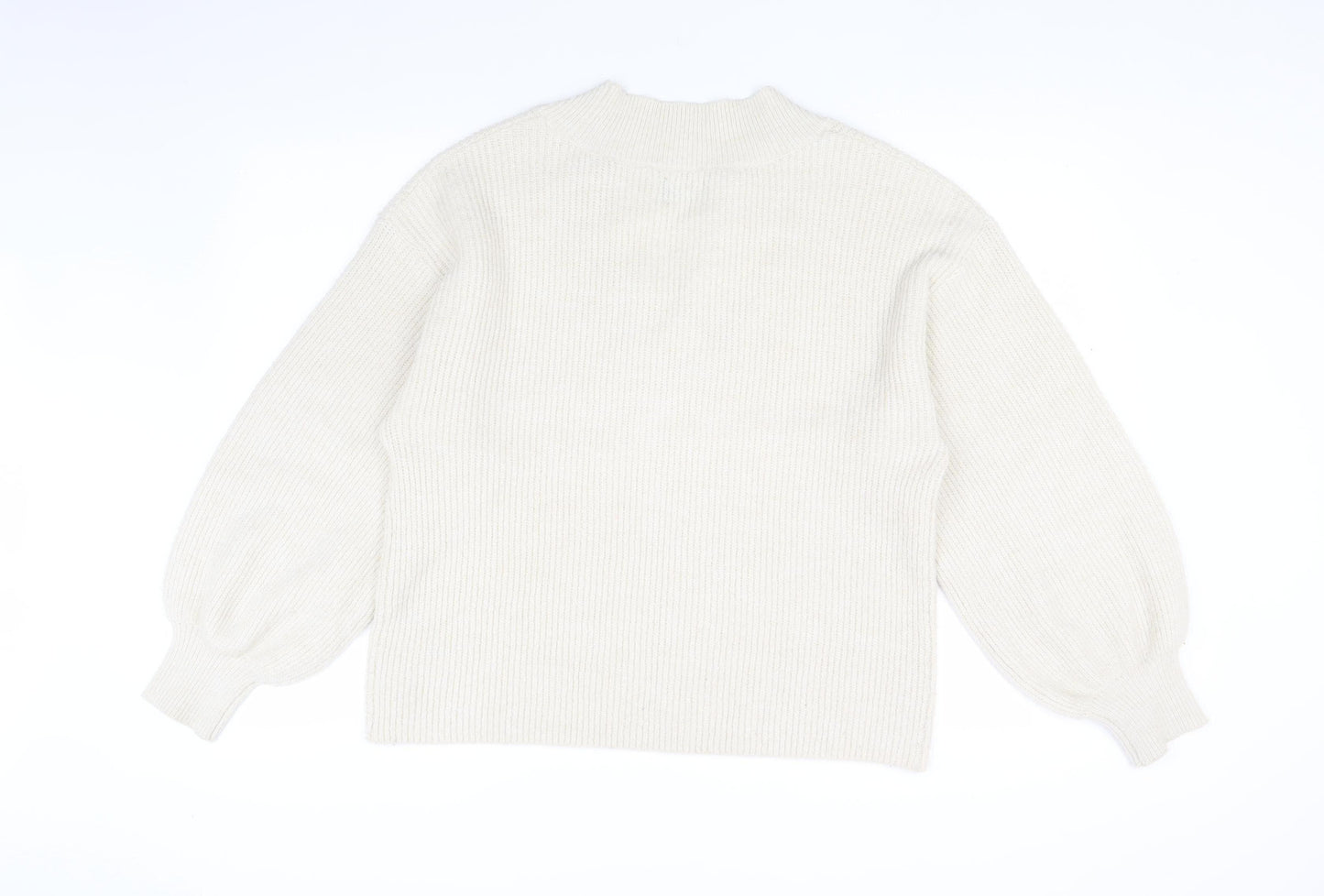 ASOS DESIGN Women’s Ivory V-Neck Pullover Jumper Size 8