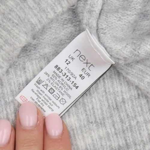 Next Women's Grey Pullover Jumper Size 12