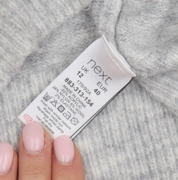 Next Women's Grey Pullover Jumper Size 12