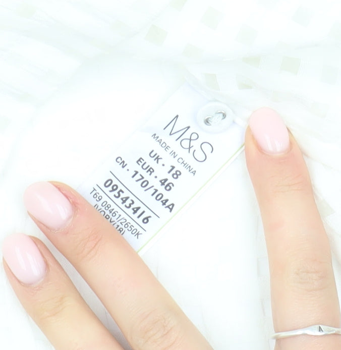 Marks and Spencer Women's Ivory Collared Button-Up Shirt