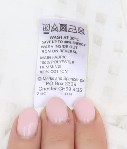 Marks and Spencer Women's Ivory Collared Button-Up Shirt