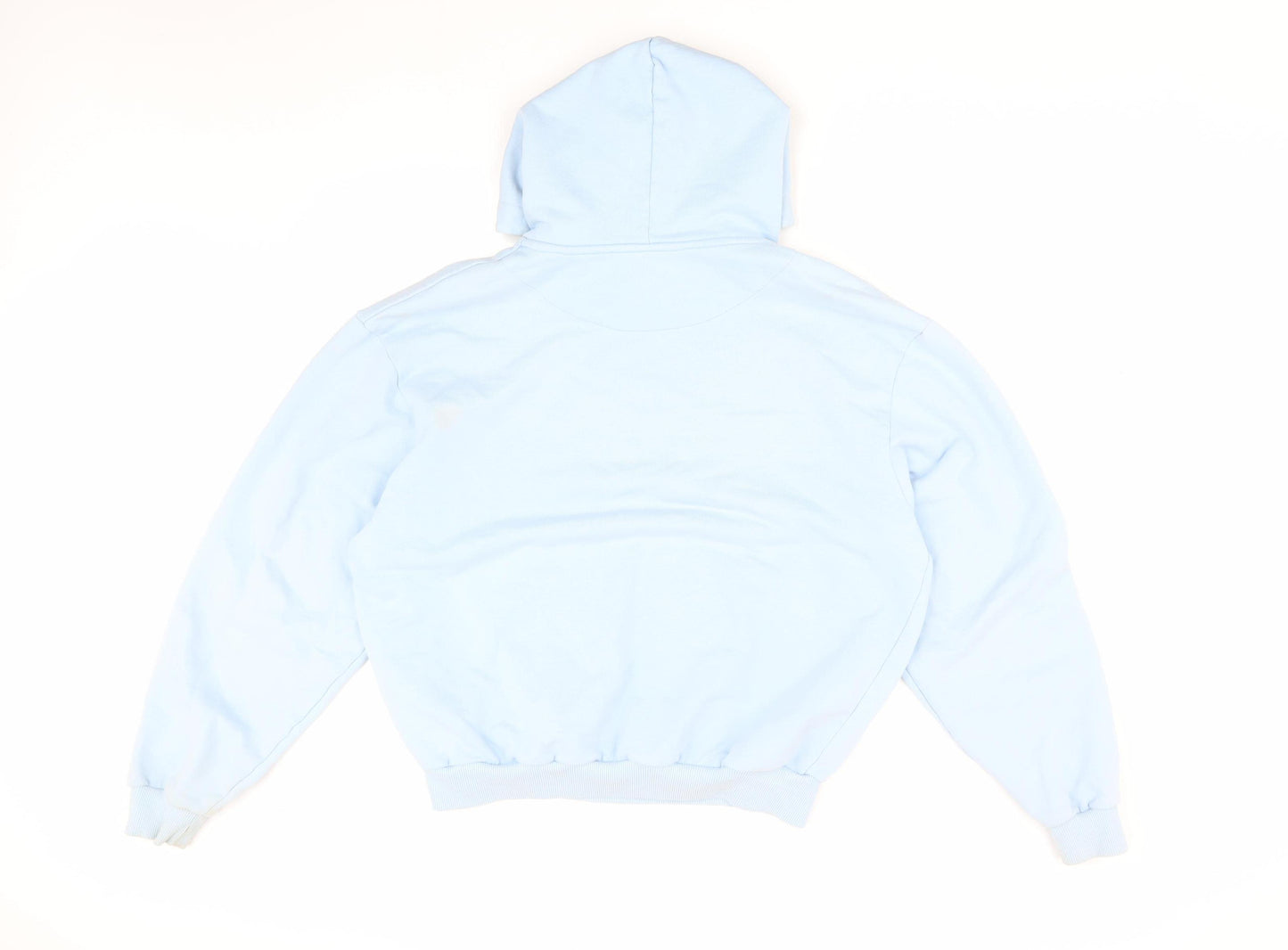 boohooMAN Men's Blue Pullover Hoodie, M, Regular Fit