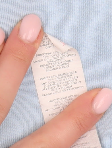 boohooMAN Men's Blue Pullover Hoodie, M, Regular Fit