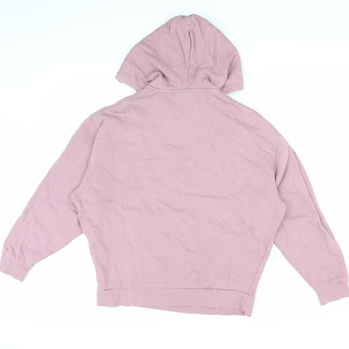 ASOS DESIGN Unisex Pink XS Pullover Hoodie