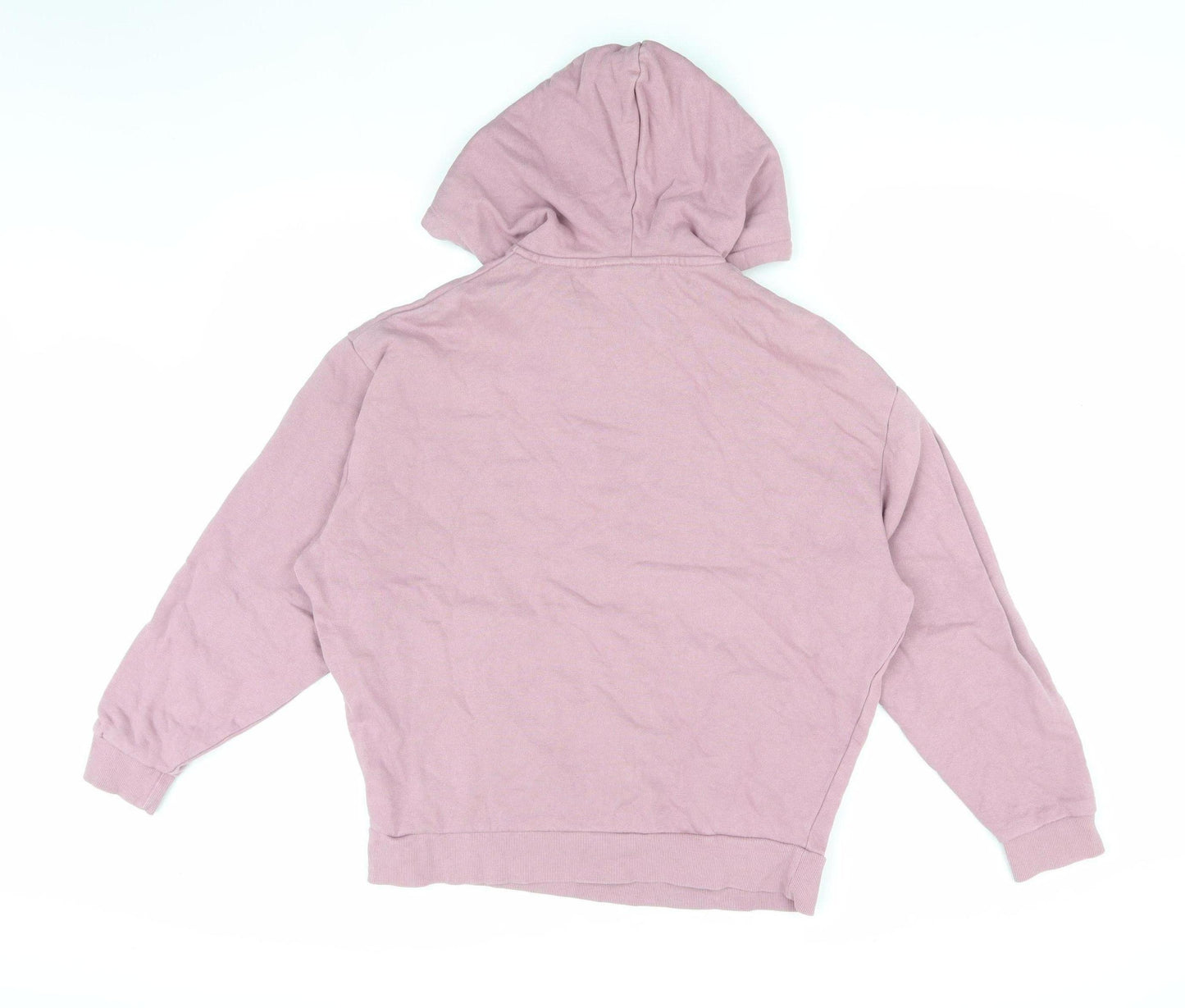 ASOS DESIGN Unisex Pink XS Pullover Hoodie