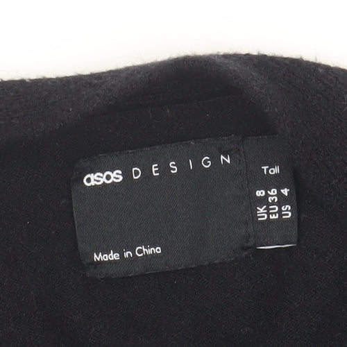 ASOS DESIGN Women’s Black Tall Cardigan Size 8
