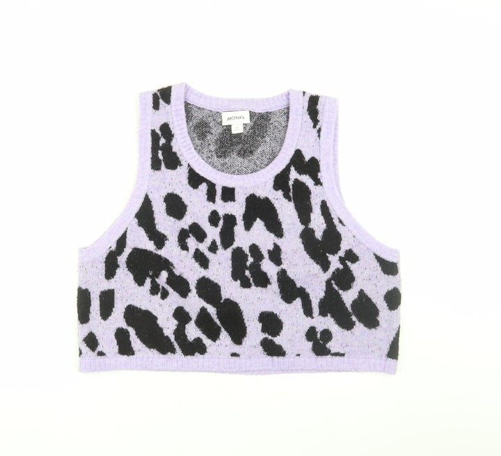 Monki Women's Multicoloured XL Animal Print Vest