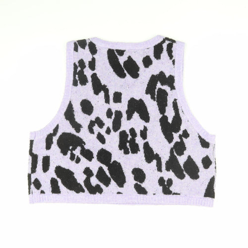 Monki Women's Multicoloured XL Animal Print Vest