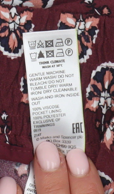 Marks and Spencer Women's Floral Trousers Size 12