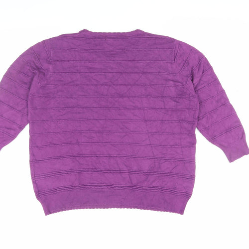 Country Casuals Women’s Purple Pullover Jumper M