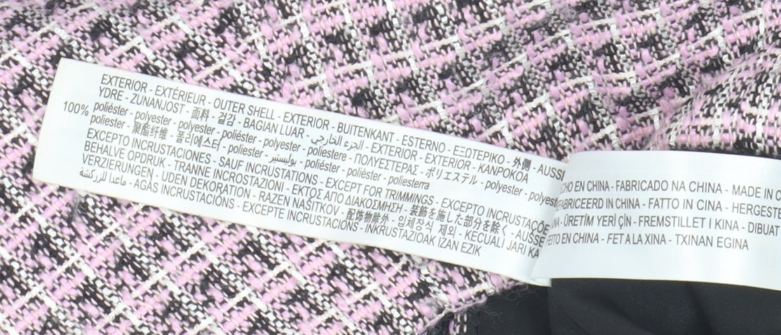 Bershka Women's Multicoloured Cropped Blouse M