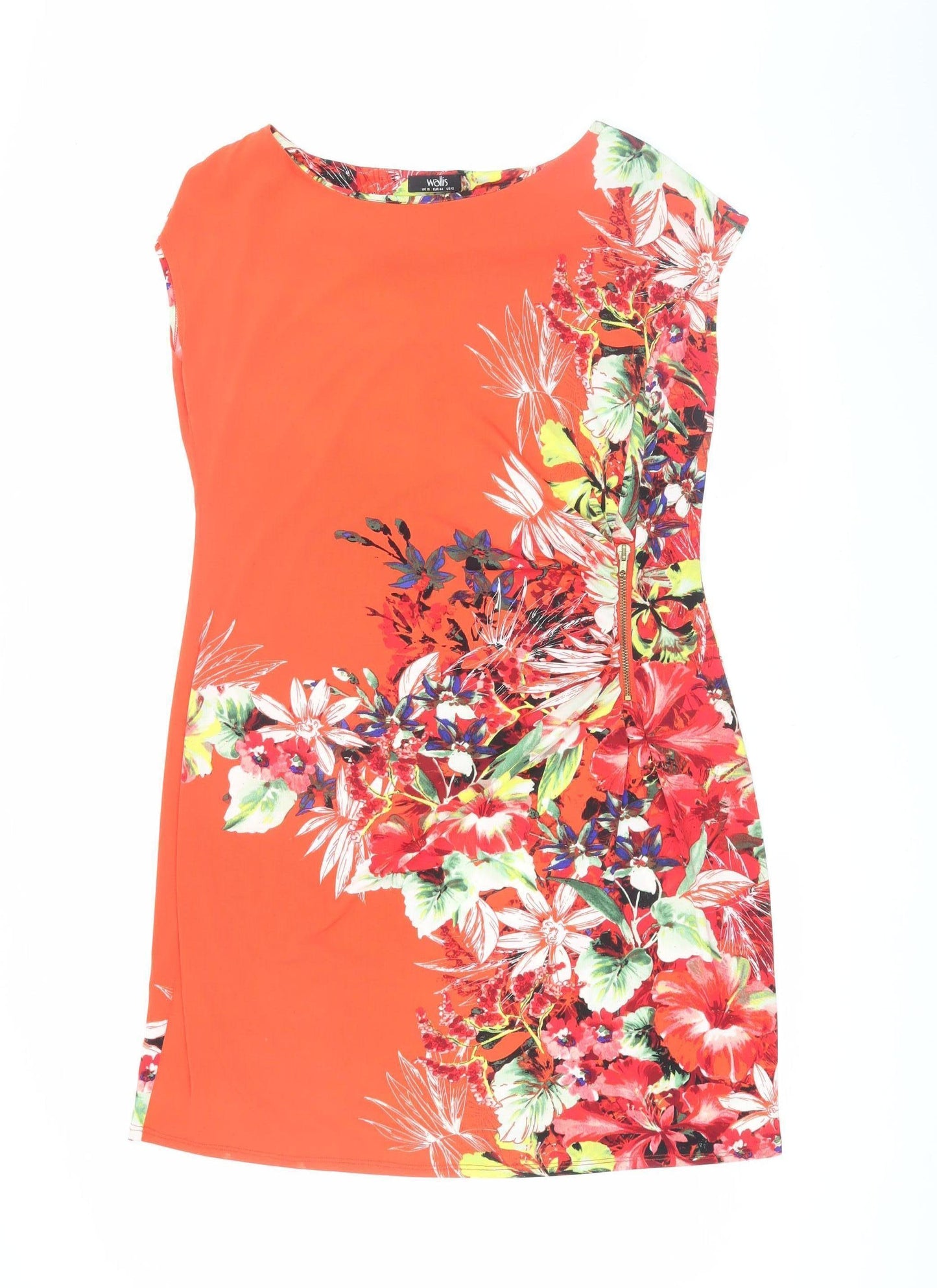 Wallis Women's Multicoloured Size 16 Floral Shift Dress