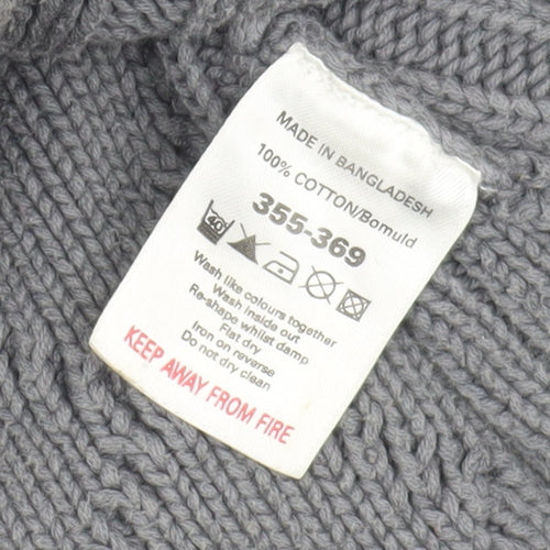 Next Women's Grey Wrap Jumper Size 14