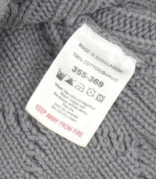 Next Women's Grey Wrap Jumper Size 14
