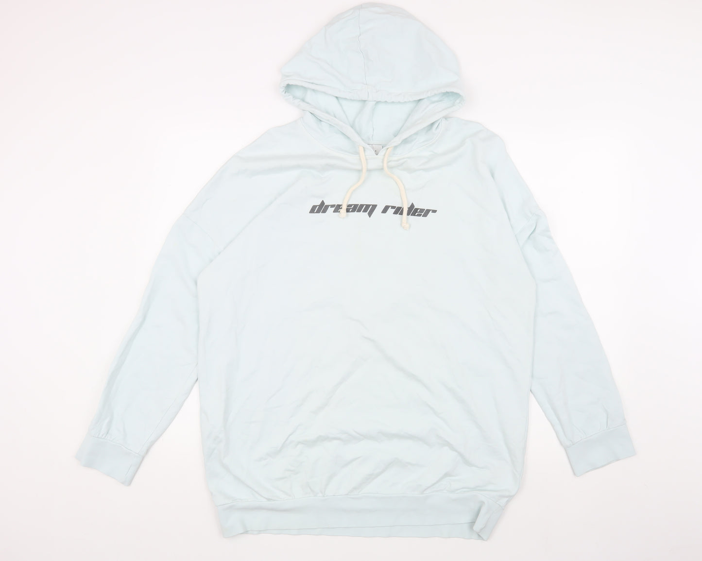 Topshop Women's Blue Hoodie, Size S, New, Casual Pullover