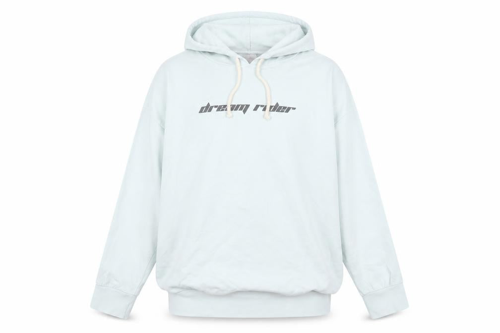 Front view of Topshop Women's Blue Hoodie, size S, New, Casual Pullover