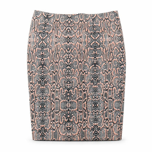 Marks & Spencer Women's Orange Animal Print Skirt, Size 14