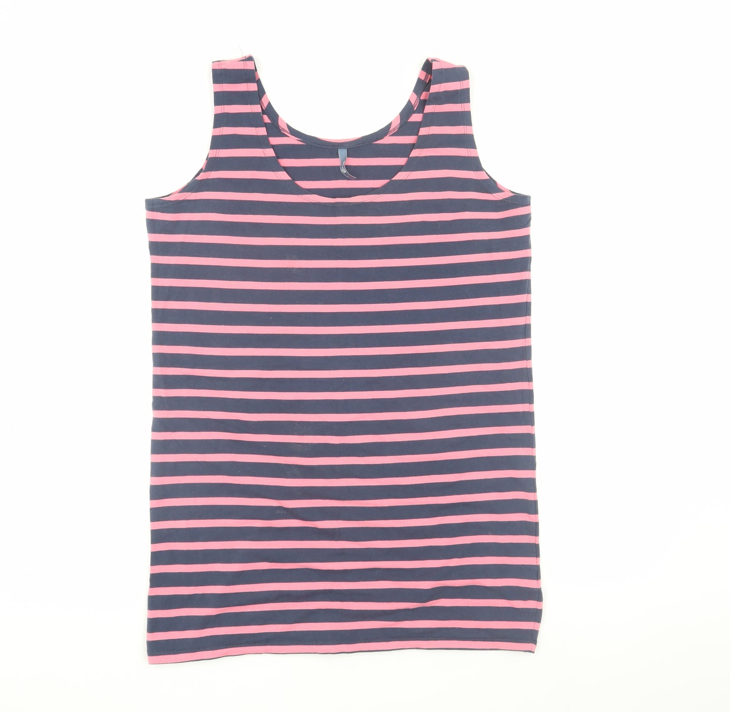 E-vie Women's Multicoloured Striped Tank Size 20