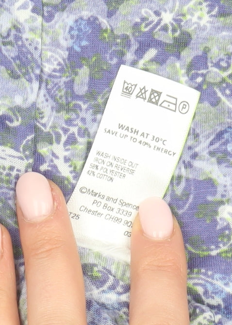 Marks and Spencer Women's Floral Tunic Blouse - Size 8