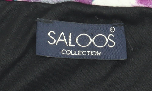 Saloos Collection Women's Large Multicoloured Flare Skirt