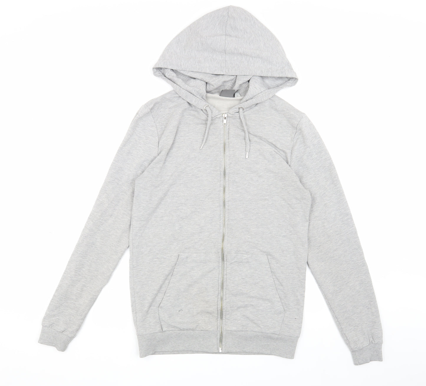 ASOS Men's Grey Full Zip Hoodie M