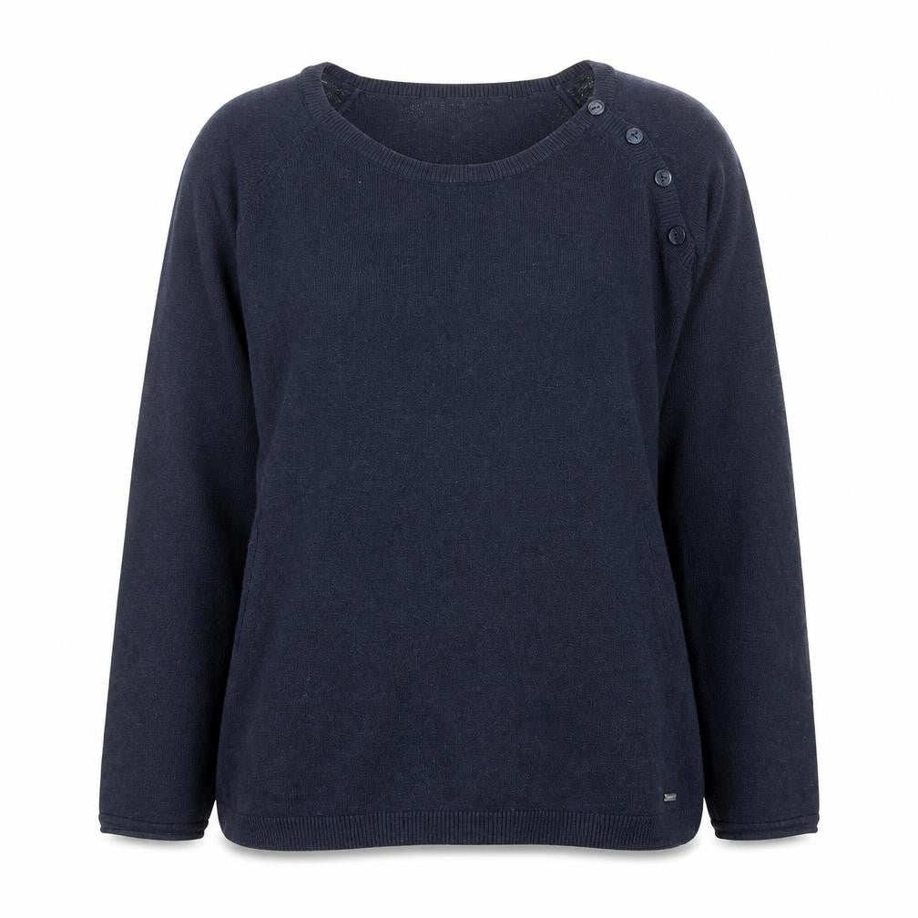 Front view of Tom Tailor Women's Blue jumper -, size L