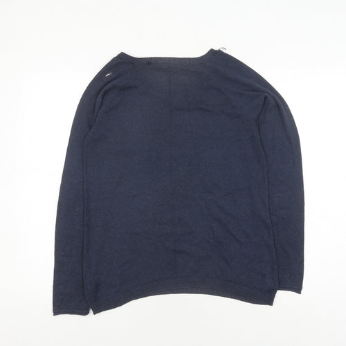 Tom Tailor Women's Blue Pullover Jumper - Size L