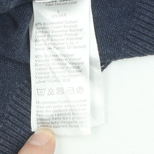 Tom Tailor Women's Blue Pullover Jumper - Size L