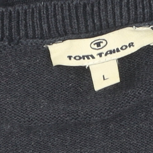Tom Tailor Women's Blue Pullover Jumper - Size L