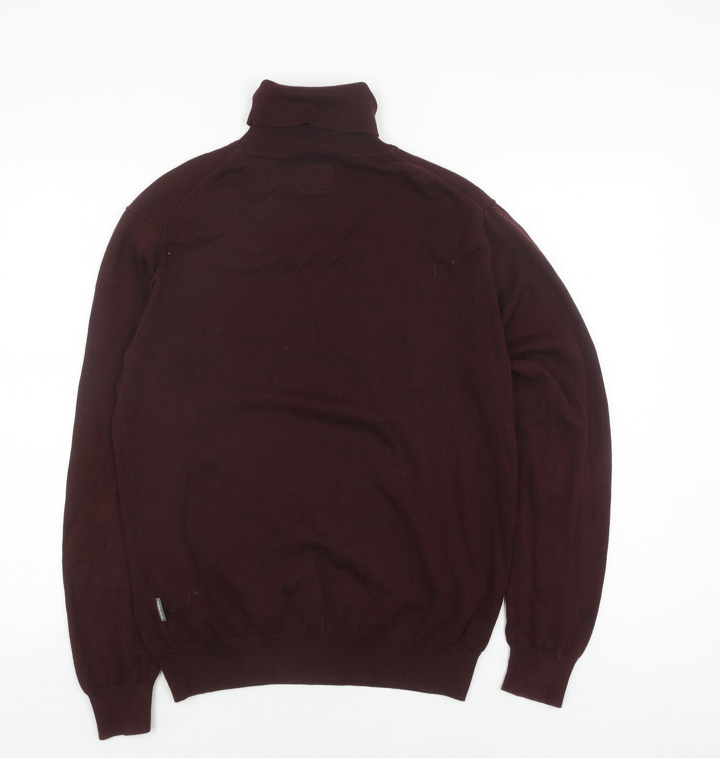 Peter Werth Men's Brown Roll Neck Pullover Jumper M