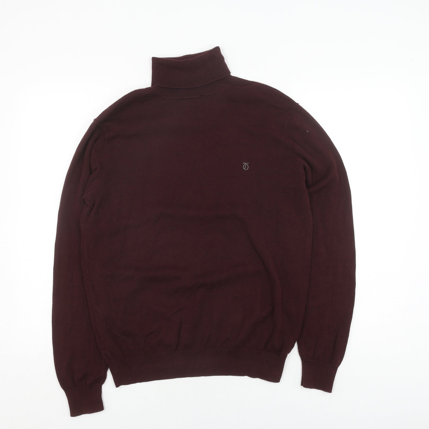 Peter Werth Men's Brown Roll Neck Pullover Jumper M