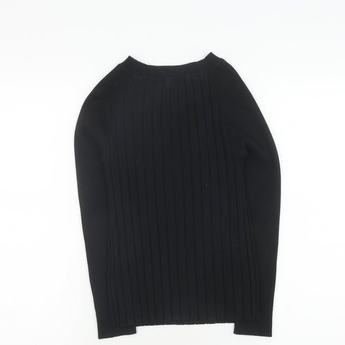 Quiz Women's Black Round Neck Knit Jumper S