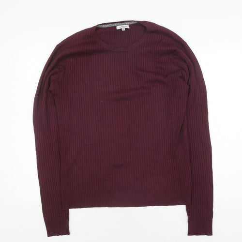 Clayton Men’s Red 2XL Crew Neck Pullover Jumper