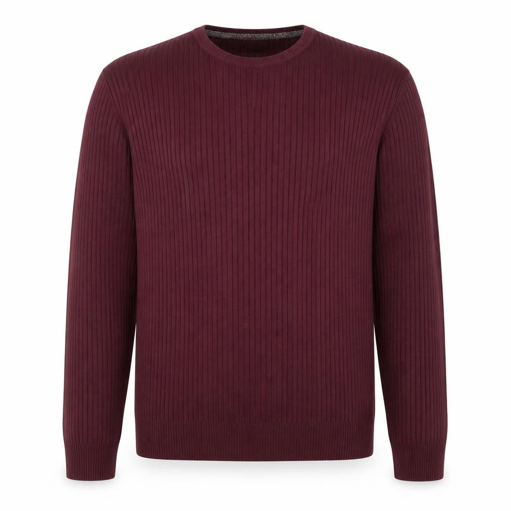 Front view of Clayton Men’s Red 2XL Crew Neck jumper