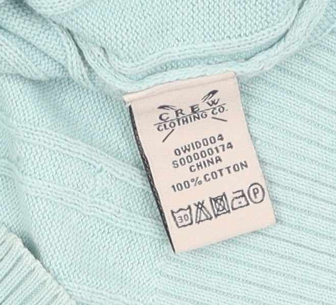 Crew Clothing Women's Blue V-Neck Pullover Jumper Size 14